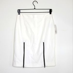 NWT | Worthington | White Zipper Skirt | Size: 4